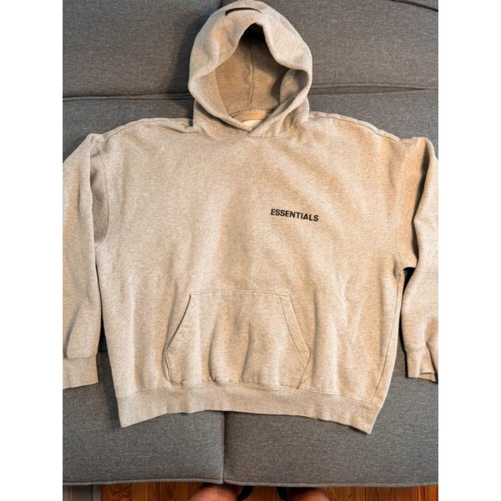 Fear of God Essentials Pullover Hoodie - Oatmeal